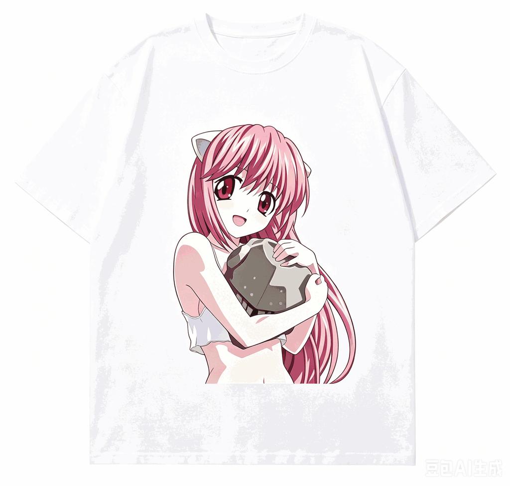Elfen Lied Cotton T shirt 2026 New Model shirt personality Clothes Breathable high quality Short Streetwear Trendy Classic soft