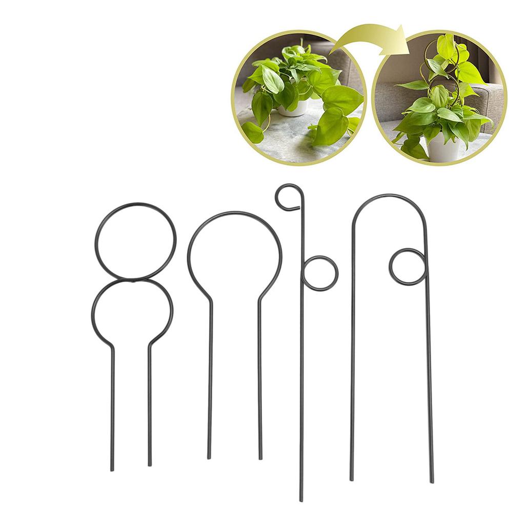 4pcs Plant Rust Proof Stylish Metal Climbing Plant for Home Garden Potted Plant