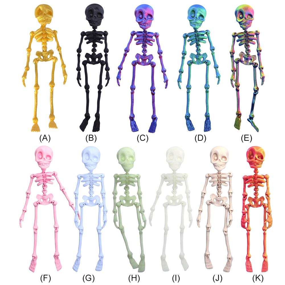 Full Body Skeleton Fridge Magnets with Movable Joints 3D Printed Skeleton Fridge Magnets for Kitchen Office and Locker Decor