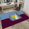 Aston Villa Crest Design Area Rug for Office, Chair Rug, Decorative Carpet Livingroom Mat, Large Size Fan gifts Christmas gifts