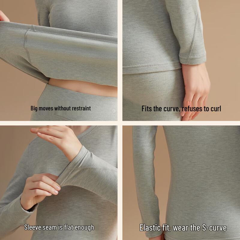 Женский комплект термобелья Mao Ren с высокой эластичностью и флисовой подкладкой