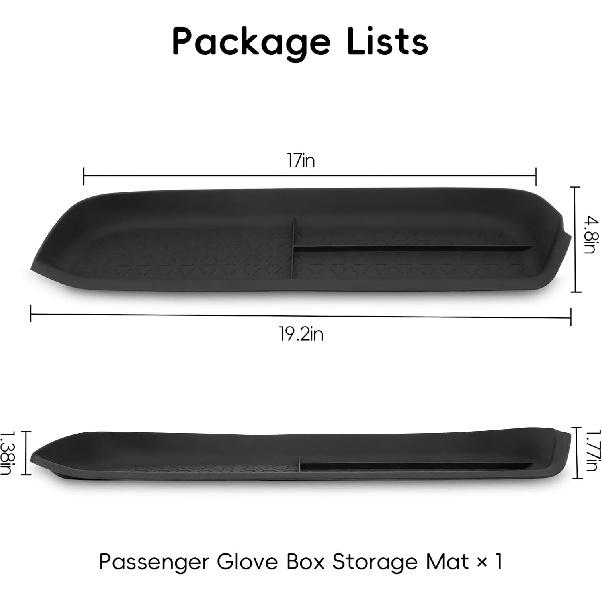 PIFOOG Passenger Storage Organizer Mat Fit For Toyota RAV4 2025 2024 Glove Box Organizer Tray Car Interior Center Console Accessories Silicone