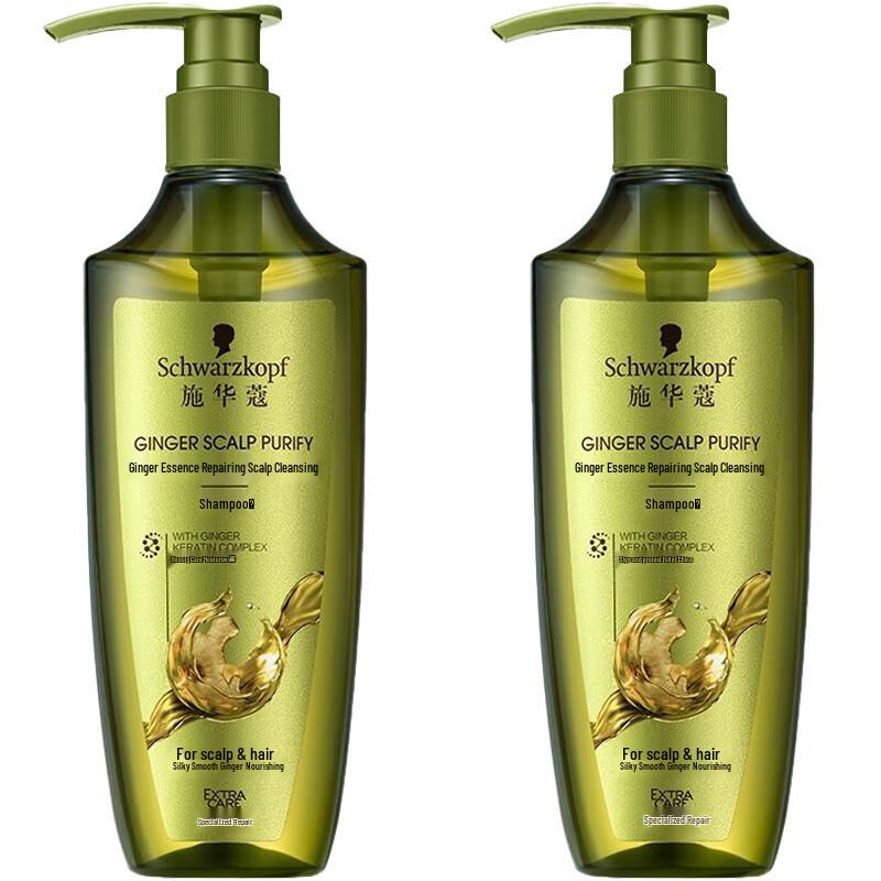 Шампунь Schwarzkopf Ginger против выпадения волос - 2x600 мл, двойная упаковка