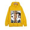 Kids Anime Hoodie Demon Slayer Rengoku x Tanjiro Print Polyester Sweatshirt Unisex Boys Girls Clothing 100-160cm