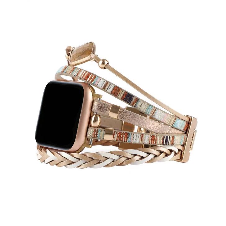 Weave bracelet link For Apple Watch band Series S11 10/8/7/6/3/4/5/9 40mm 41mm 38mm 42mm 44mm 45mm 46mm Strap