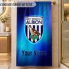 Beach TowelWest Bromwich Albion FC Custom Name Text Personalized Soft Towel for Beach Pool Indoor Home Decor Gift