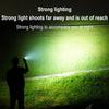 3 LED Bulbs Strong Flashlight Multi-functional USB Charging Compact Mini Portable Outdoor Fixed Focus Long Range Torch