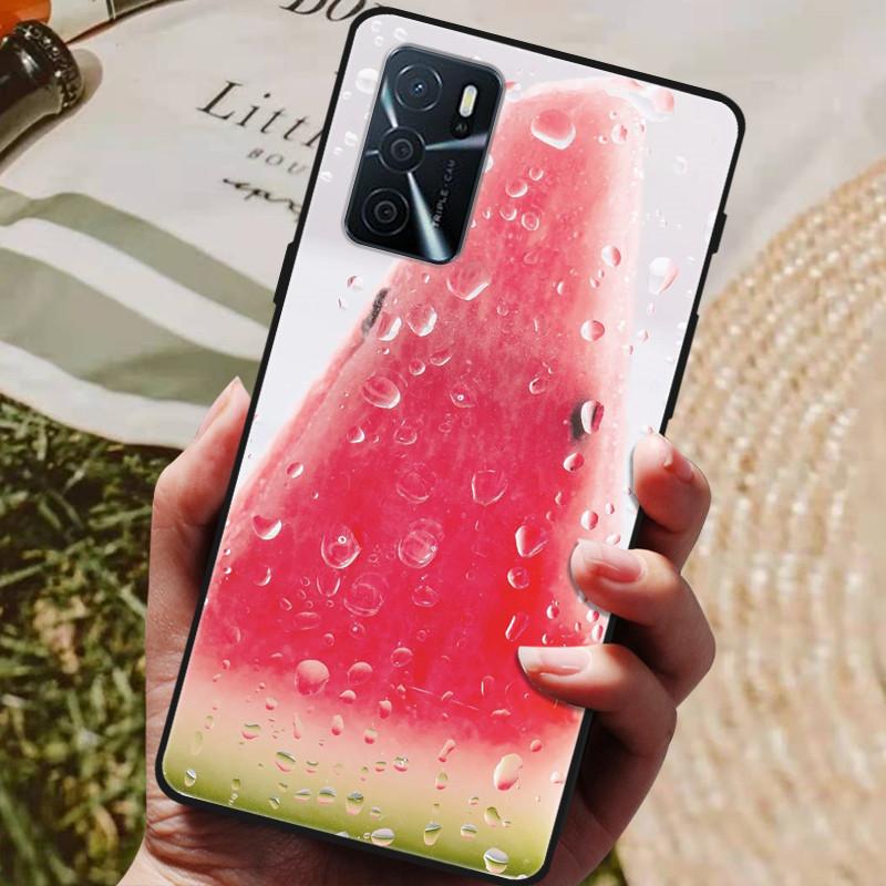 Чехол для OPPO A54s Мягкие ТПУ чехлы для телефона Oppo A54S CPH2273 Силиконовый чехол для Coque OPPO A 54s A54 s 6.52" Черный бампер Fundas