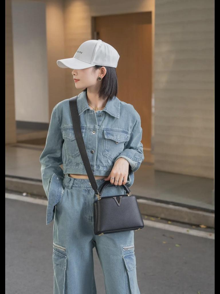 Роскошная сумка из коровьей кожи в форме буквы V - модная женская сумка-тоут и сумка через плечо