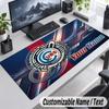 Custom Name Text Mouse Pad Chicago Cubs Personalized Desk Pad For Work And Gaming