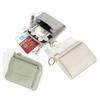 Japanese Genuine Leather Coin Purse: Ladies' Multifunctional Card Holder, Small Wallet & Keychain