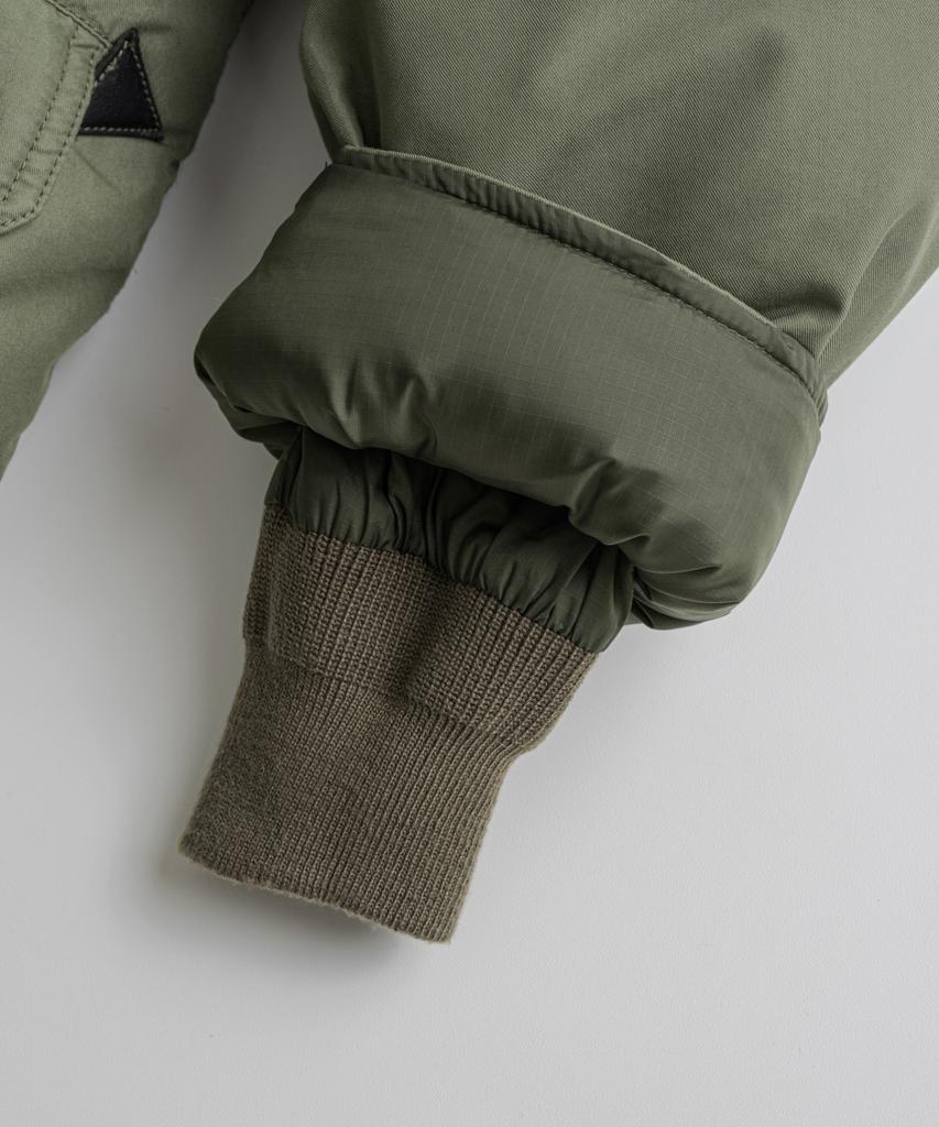 BEHEAVYER N3B Duck Down Mil Parka Sage Olive