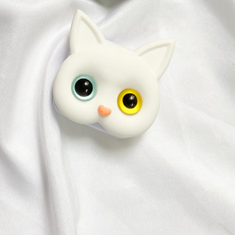 Ins wind stereo 3D милый кот мобильный телефон подушка безопасности кронштейн вставки типа портативное зеркало для макияжа селфи кольцо