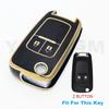 TPU Smart Key Case For Chevrolet Car Key Fob for Chevrolet Chevy Cruze Malibu Camaro Aveo Equinox Impala Sonic 2 3 4 5 Buttons