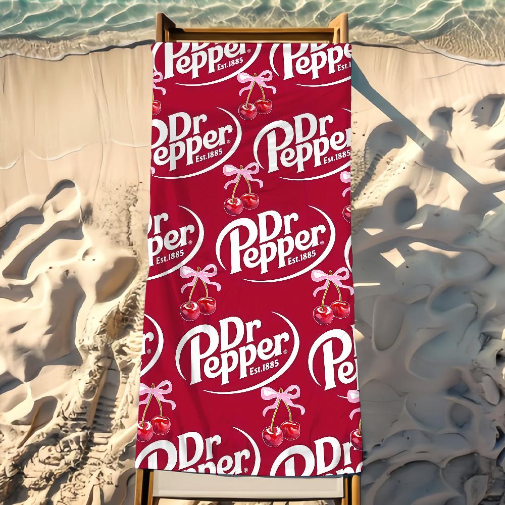 Бренд D-Dr Pepper Полотенце Пляжное Полотенце Дорожное Легкое Приятное для Кожи Для Бассейна Пляжа Кемпинга Круиза Лето
