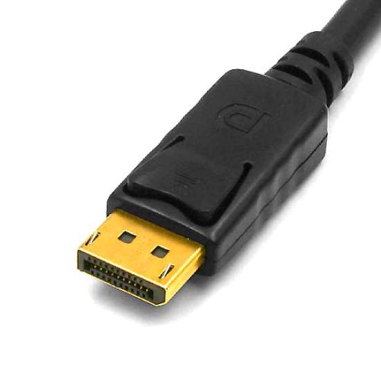 Кабель-переходник Lumen DisplayPort на HDMI для цифрового подключения с терминалами (20-контактный штекер) (Женщина) позолоченный [0.2м] LAD-DPHDMI