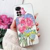 6,43" Для Redmi Note 11 4G Global Прозрачный чехол Для Redmi Note 11s Чехол Модный Роскошный Цветы Милый Мультяшный Расписной Мягкий ТПУ Funda
