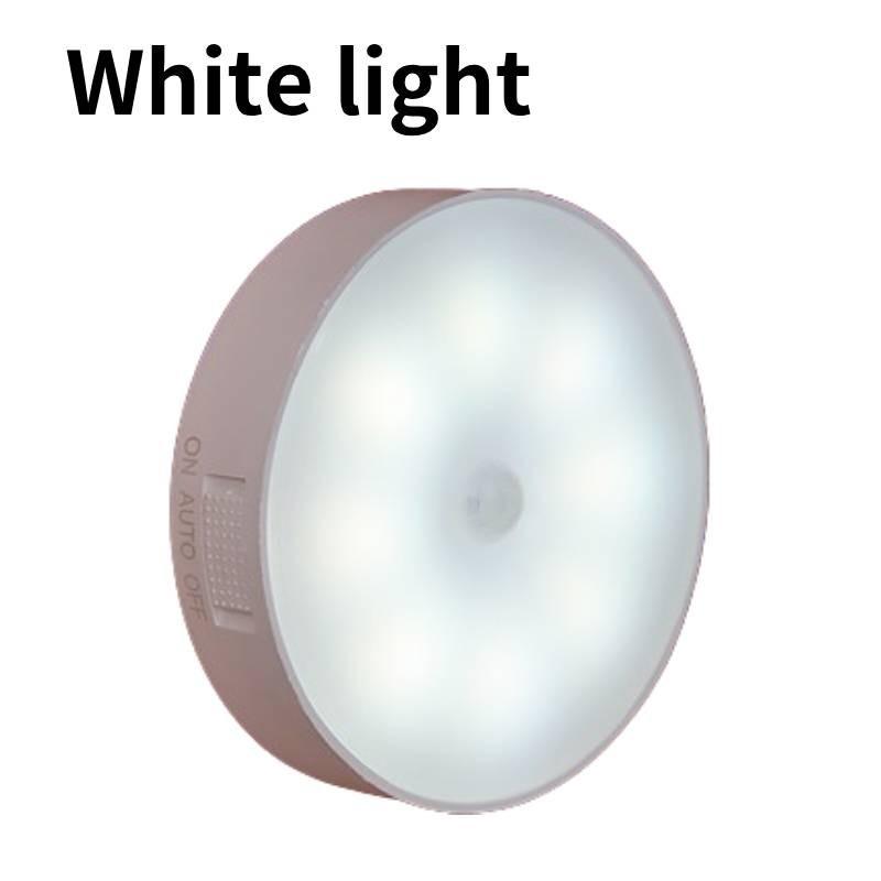 Led Rechargeable Motion Sensor Night Light Closet Stair Induction Lamp Tool