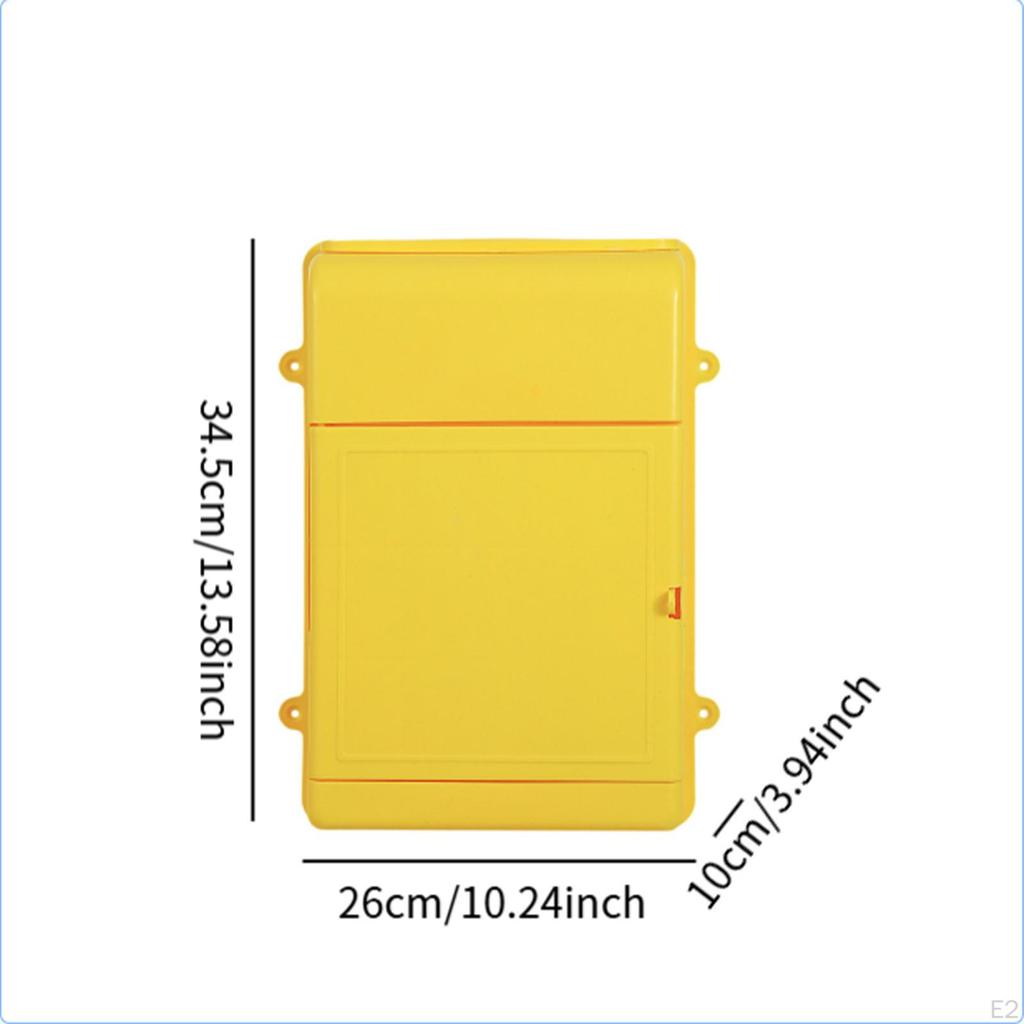Mounted Mailbox with Combination Lock, Mailbox, Multi-purpose Ballot Box for Storing Envelopes,