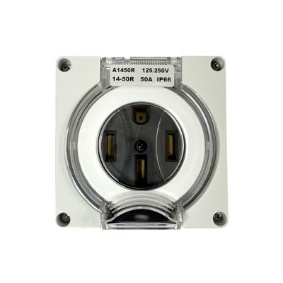 NEMA14-50R IP66 Пыле/Водонепроницаемая 50А Американский стандарт Промышленная зарядная розетка Крышка