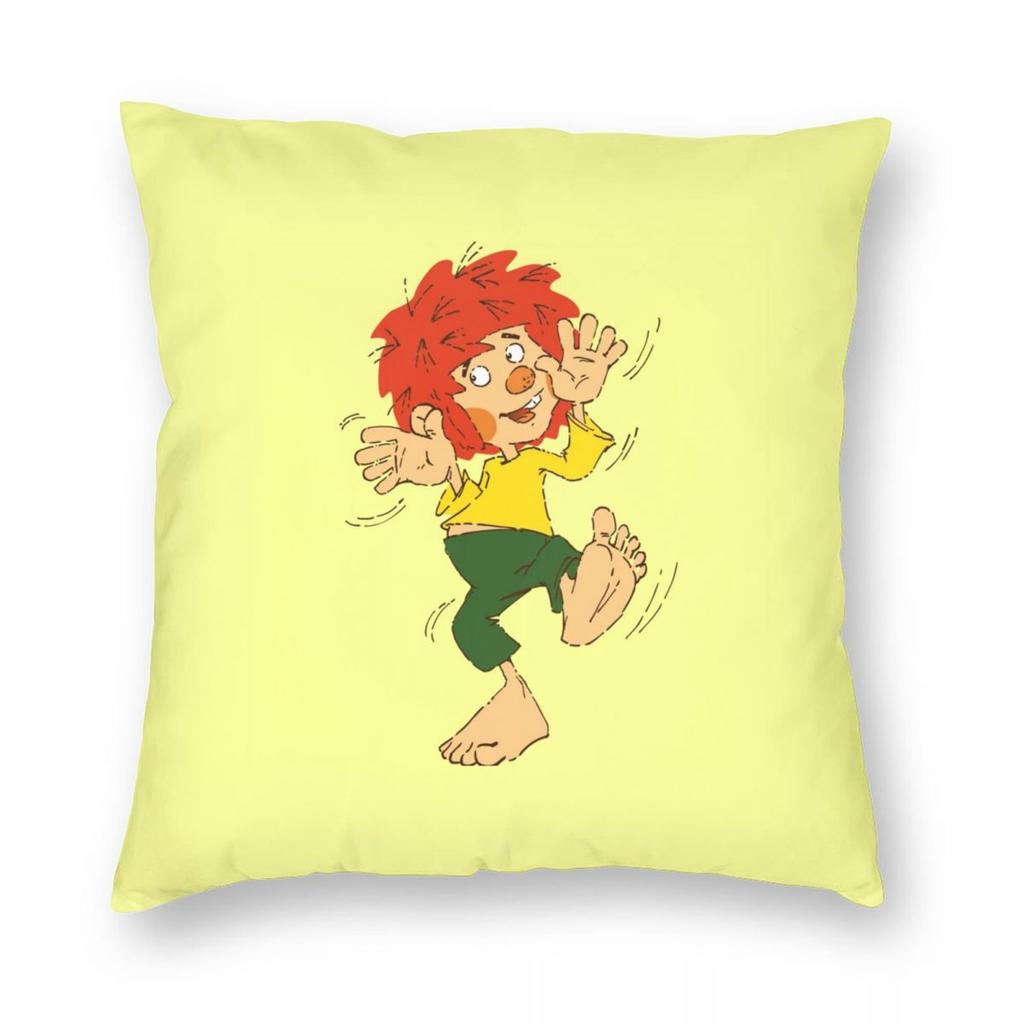 Pumuckl Square Pillowcase Pillow Cover Cushion Throw Pillow for Home Sofa Living Room