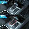 Central Gear Shifter Frame Trim Cover Bezel for Dodge Charger 2015-23 Red Carbon