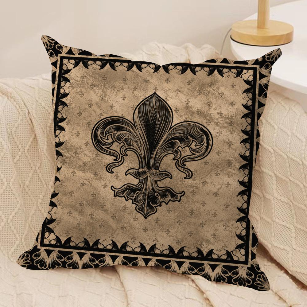 Vintage Gothic Heraldry Cushion Cover Pillow Case Short Plush Square Throw Pillow Covers Pillowcase Sofa Home Decor Gift