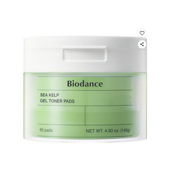 Biodance Гель-тонер-пэды с морскими водорослями Глубокое увлажнение Успокаивающий Баланс кожи Уход 140 г