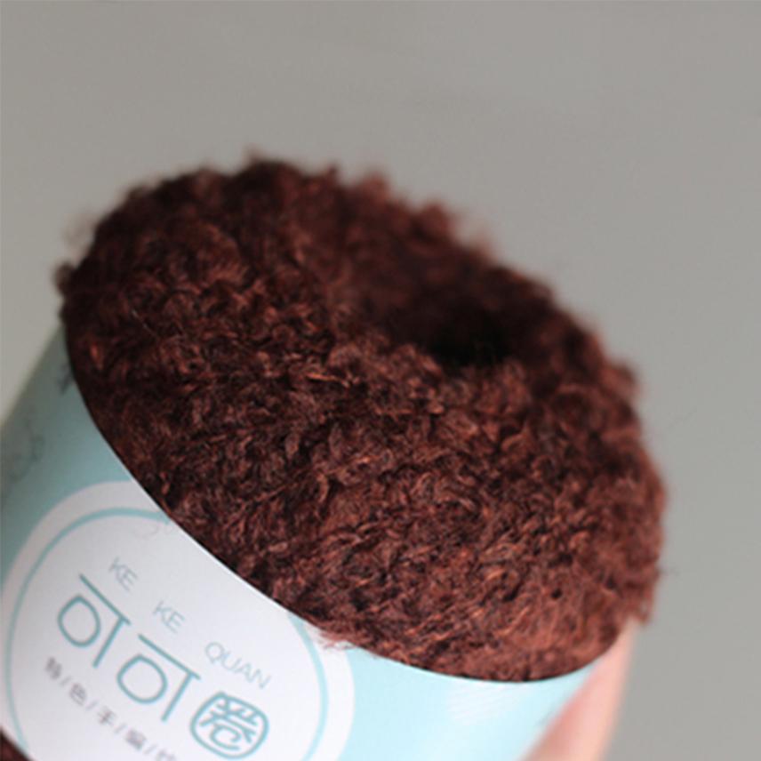 Шерстяная пряжа мягкая гладкая для ручного вязания круговая нить вязаная крючком кукольные волосы сделай сам плюшевая кукла рукоделие вязание сделай сам вязаный инструмент