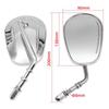 8mm Motorcycle Mirrors for Road King Sportster Street Glide Electra Glide Dyna Softail Road Glide Full Metal Stem And Housing