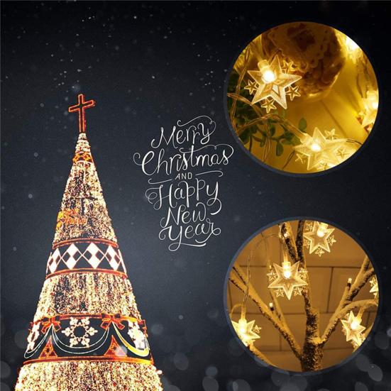 Праздничная лампа Энергосберегающее декоративное мягкое освещение Полезная светодиодная гирлянда для использования в помещении и на улице Реквизит для фотосессий Аксессуары для вечеринок