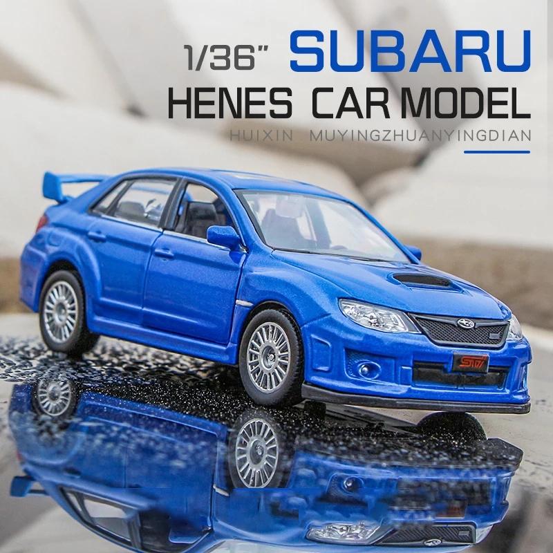 Subaru Impreza WRX STI 2010 Rally Car JDM Simulation Diecast & Toy Vehicle RMZ City 1:36 Alloy Model Gifts For Children