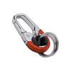Car Keychain Zinc Alloy Stainless Steel Keyring Rotating Fixed Ring System Car Interior Key Holder Anti-Corrosion Key Organizer