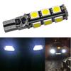 2X T10 W5W 5050 13SMD 9SMD белые внутренние светодиодные лампы для автомобиля, клиновидные лампы для чтения, супер яркие, DC 12 В