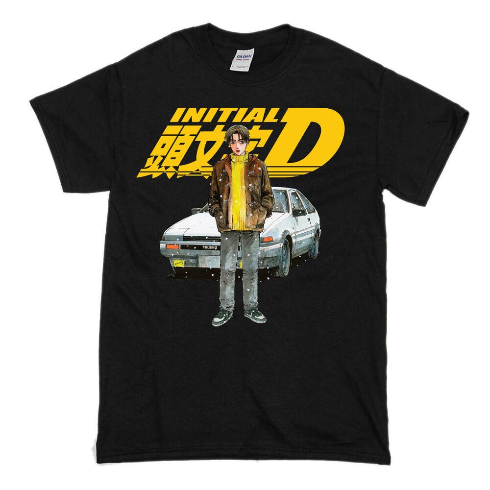 Initial D Trueno Ae86 Jdm Drift Racing Shirt Tshirt Short Sleeve Unisex T-Shirt