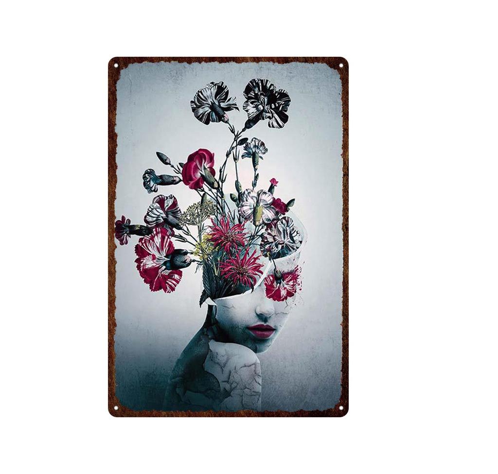 Скелет Череп Металлические Оловянные Вывески Мексиканский Фестиваль День Мертвых Доска Настенная Живопись Плакат Партии Магазин Домашние Тату-салоны Декор