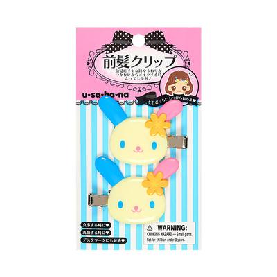 Sanrio Usahana Челка ABS Набор Правый и Левый Для Лица и Стола Возраст 3 и 662038 Зажимы, Смола, Лицо, Макияж, Умывание, Работа, Вверх,
