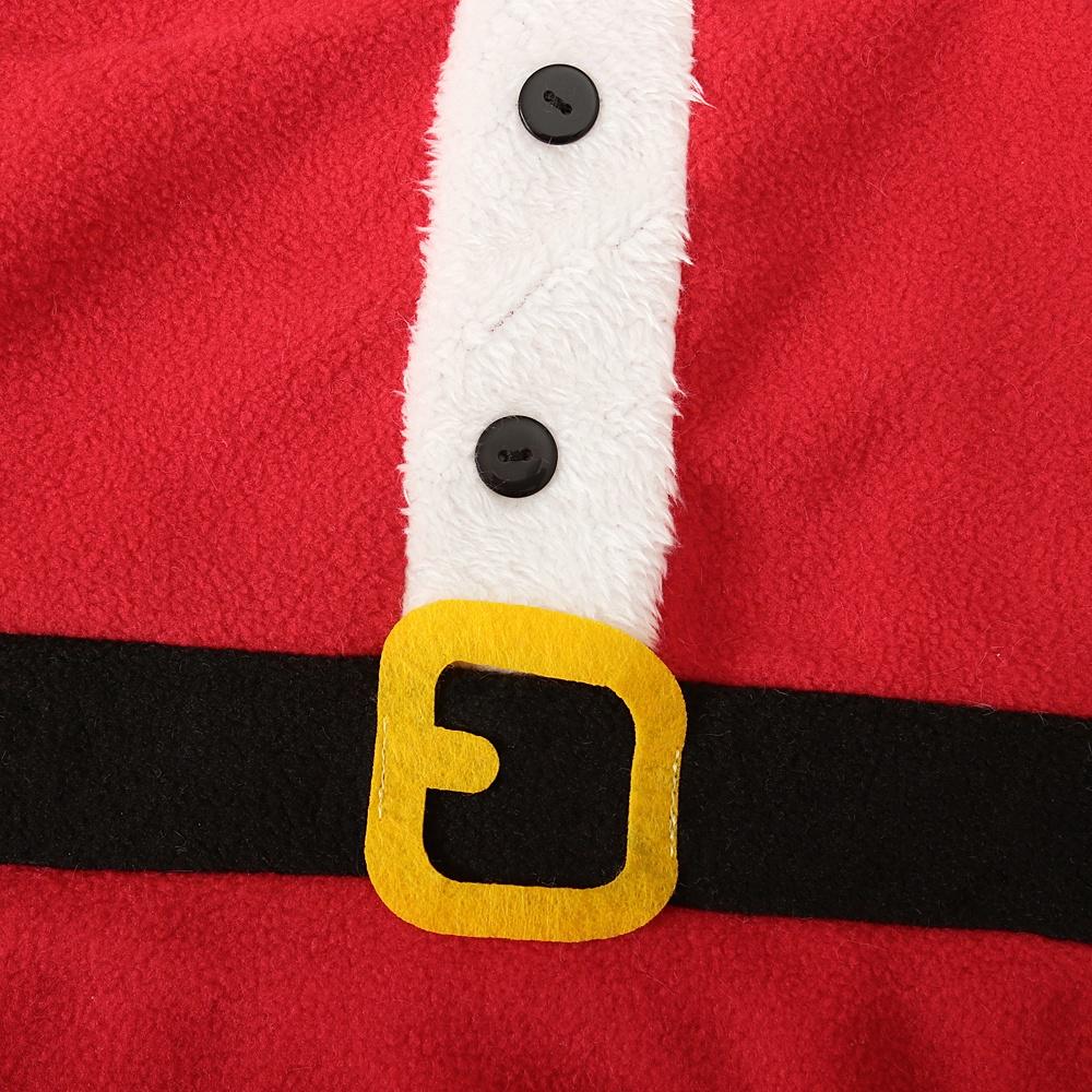 Рождественские костюмы Санта-Клауса, плюшевый хлопковый комбинезон, комбинезон с рождественской шапкой, детская одежда для детей от 0 до 24 месяцев