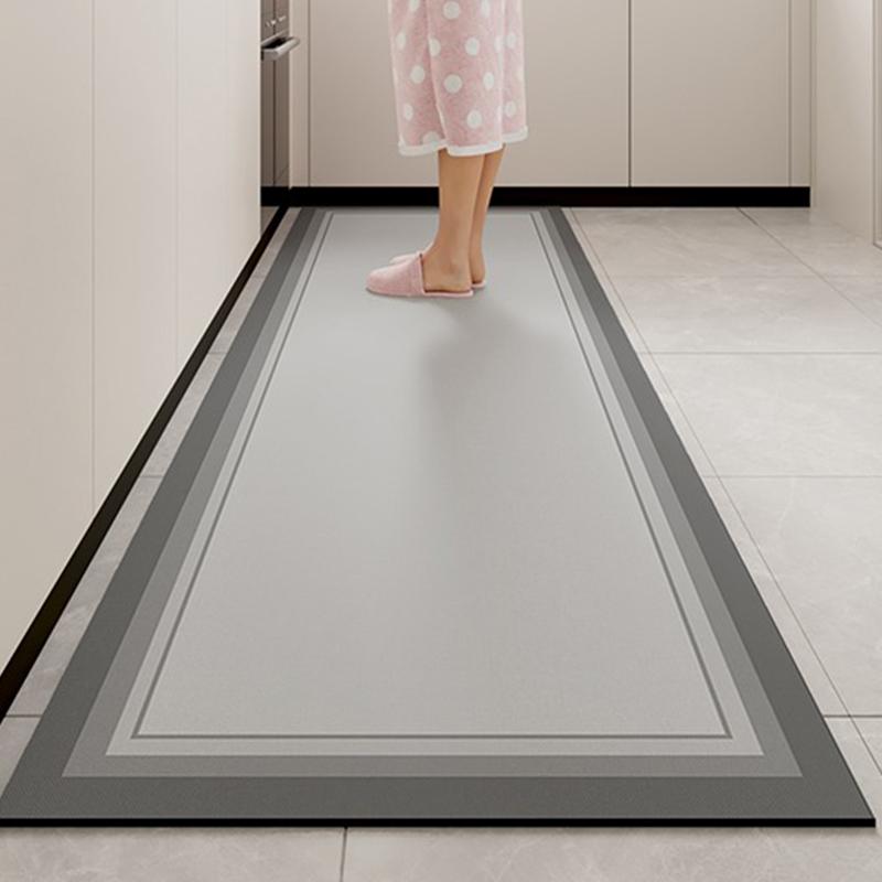 Кухонный ковер Нескользящий Водонепроницаемый и Маслостойкий Коврик для пола Красочные ковры с текстурой имитации мрамора Длинный размер Коврики для украшения дома
