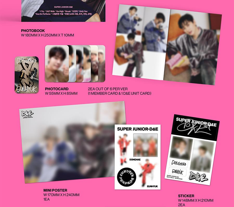 (Repackage) SUPER JUNIOR D&E [INEVITABLE] 6th Mini Album