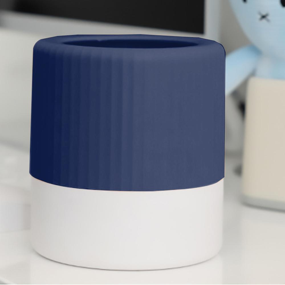 2.3L Mini Desktop Trash Can Modern Wastebaskets No Lid Garbage Can for Office Bedside Beauty Desk (with 1 roll of garbage bags)