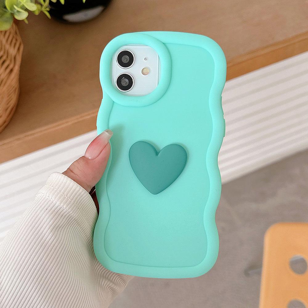 3D Love Heart Candy Wavy силиконовый чехол для Xiaomi Redmi 13 4G Note 13 Pro 4g 5g 12 12pro 13pro Plus 11 10 Pro противоударный мягкий чехол