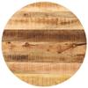 VidaXL Table Top, Replacement Table Top, Replacement Dining Room Table Top, Ø 90x2.5 Cm Round Solid Wood of 370015