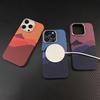 Магнитный кошелек Galaxy Подходит для Apple 15 ProMax Текстурированный чехол для телефона Cave iPhone 14 Светящийся чехол