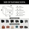 Universal Fit Single Sofa Covers Fleece Furniture Protector New Couch Slipcovers  for Living Room