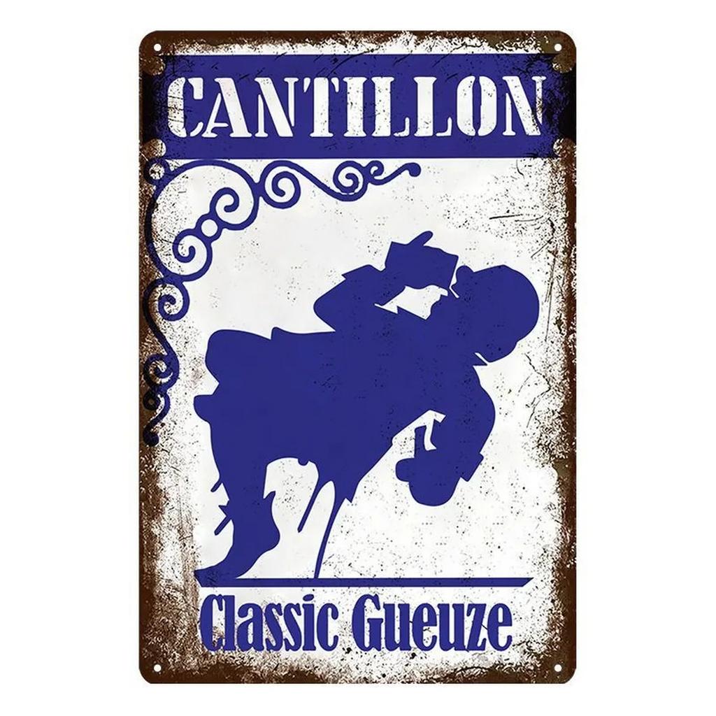 Vintage Rum Chouffe Metal Signs Plaque Plate Retro Wall Art Posters for Man Cave Bar Pub Clubs Cafe Iron Painting Decoration