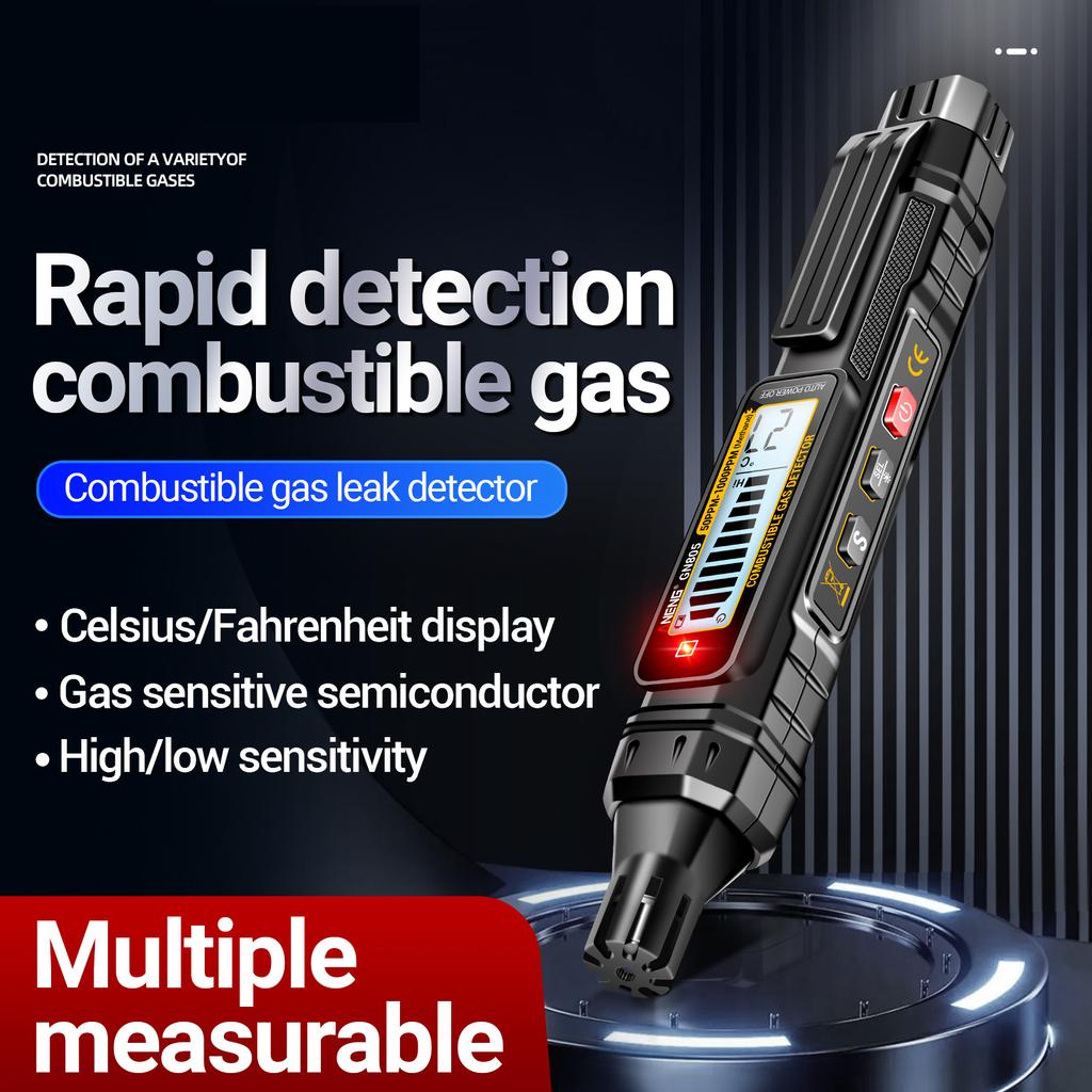ANENG GN805 Детектор утечки горючего газа 50~1000PPM Звуковая сигнализация Газочувствительный полупроводник