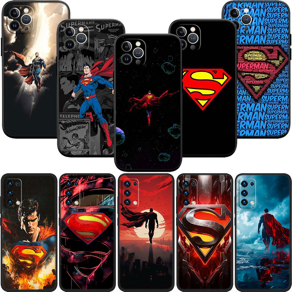 Чехол для телефона Супермен для OPPO A40 A60 A80 A15 A16 A16K A12 A17 A17K A54 A54S A53 A53S A55 A56 A57 A98 F23