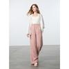 Sancai 2025 Spring Zen Loose Fit Wide-Leg Casual Pants