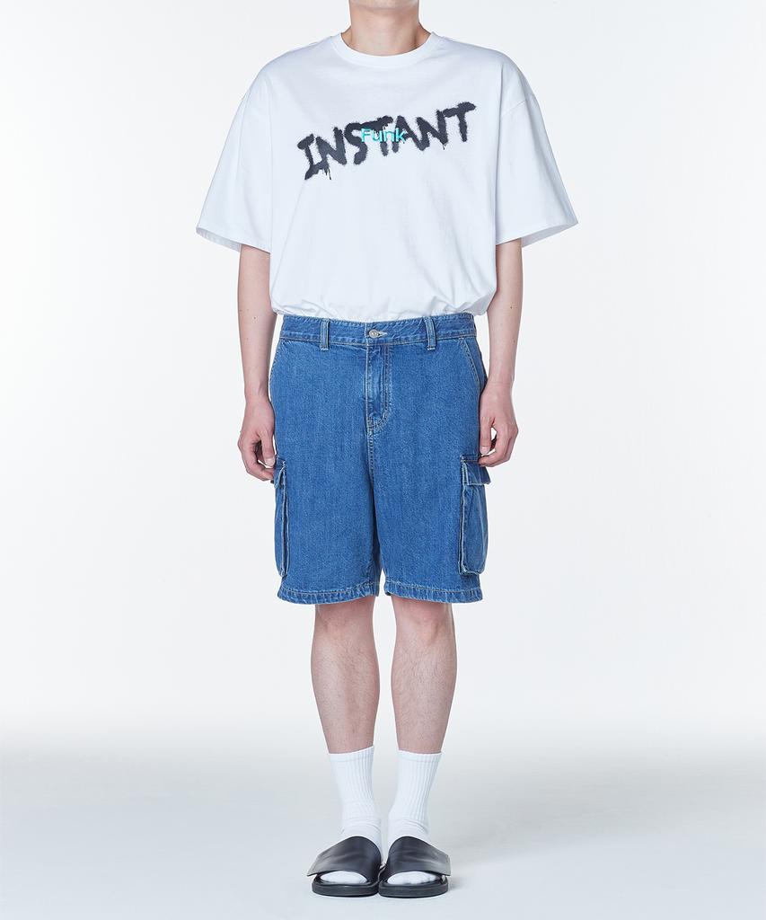 INSTANTFUNK Ms Cargo Shorts - Blue